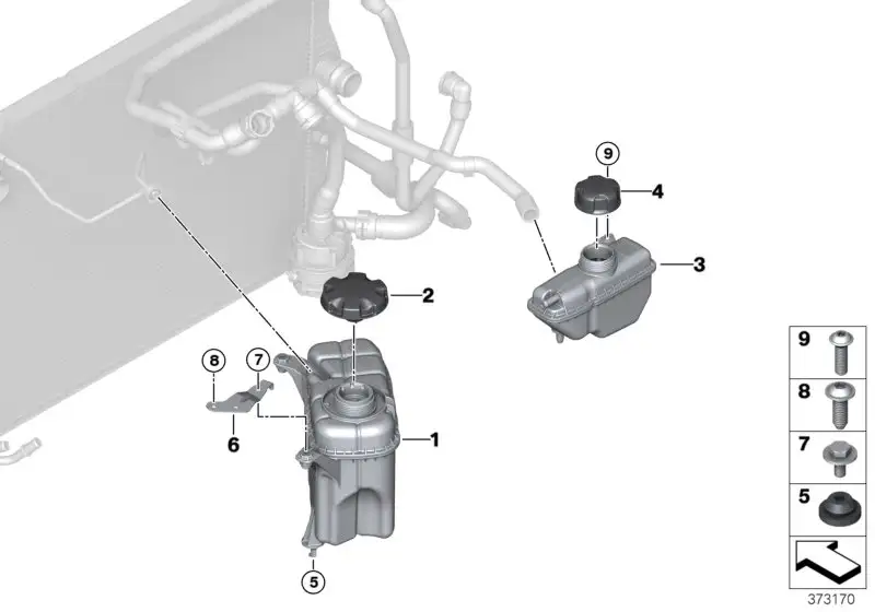 BMW Linsenschraube F20 F21 F22 F23 F30 F31 F32 F33 F34 F36 F39 F4