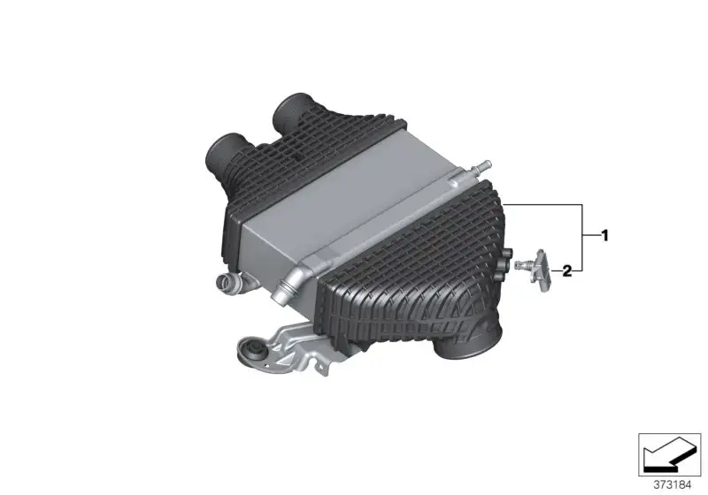 BMW Ladeluftkühler F80 F82 F83 F87N 17517846235 - 2er, 3er, 4er,