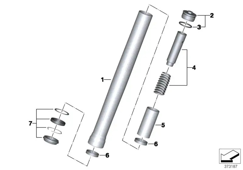 BMW Satz Druckfeder K53 31428550088 - Bildposition 04