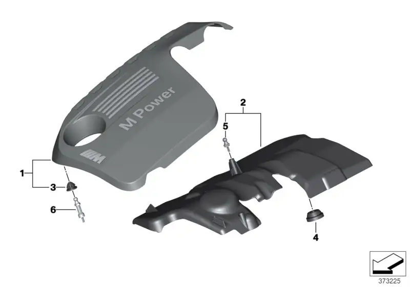 BMW Zündspulenabdeckung F80 F82 F83 F87N 11127846412