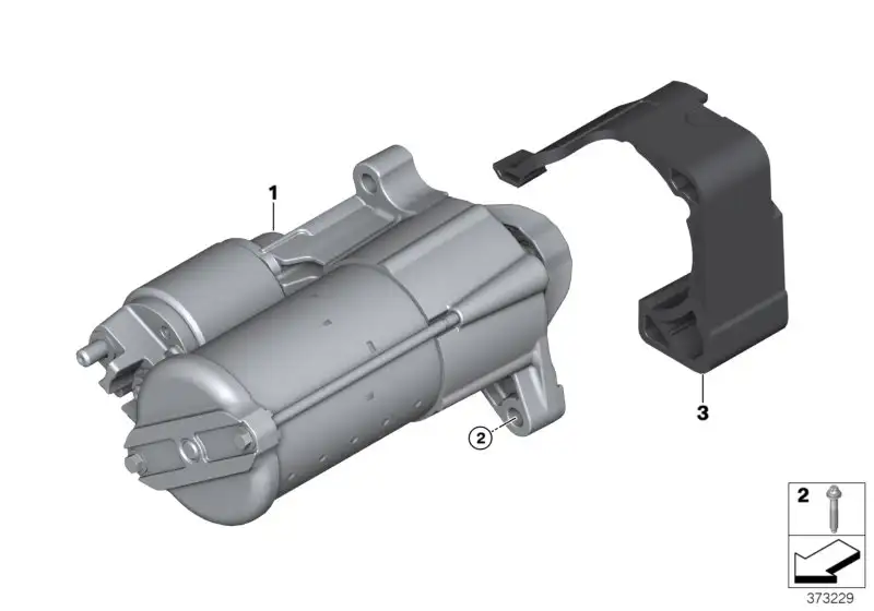 BMW Anlasser F39 F20 F44 F45 F46 F48 F54 F55 F56 F57 F60 12418647