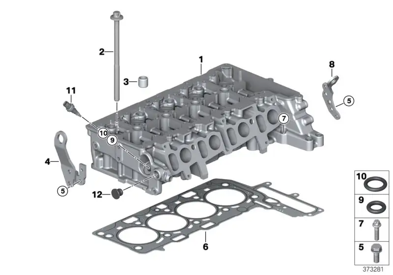 BMW Zylinderkopfdichtung F10 F11 F15 F20 F21 F22 F23 F25 F26 F30