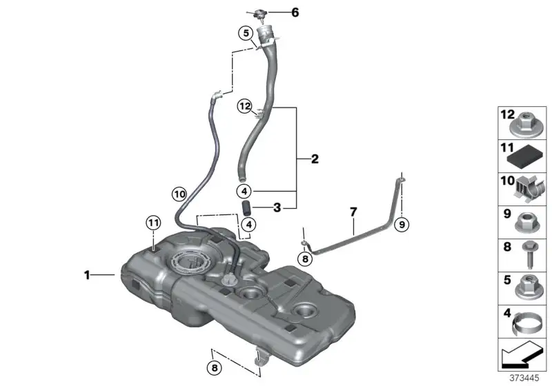 BMW Einfüllrohr Kunststoff 16117458657