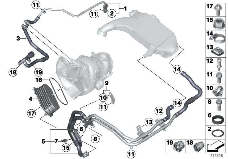 BMW O-Ring E70 E71 E84 F01 F02 F06 F07 F10 F11 F12 F13 F15 F16 F20 F21 F22 F23 F25 F26 F30 F31 F32 F33 F34 F36 F39 F44 F45 F46 F48 G01 G02 G05 G06 G07 G11 G12 G14 G15 G16 G20 G21 G30 G31 G32 F54 F55 F56 F57 F60 R55 R56 R57 R58 R59 R60 R61 11537808102