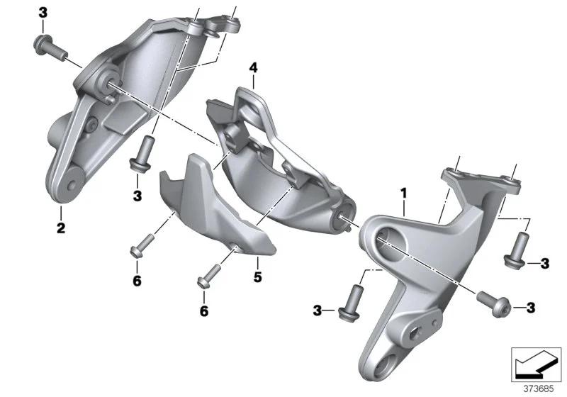 BMW Instrumentenabdeckung K53 46638534288
