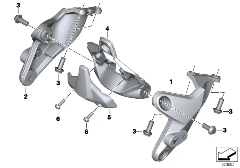 BMW Instrumentenabdeckung K53 46638534288