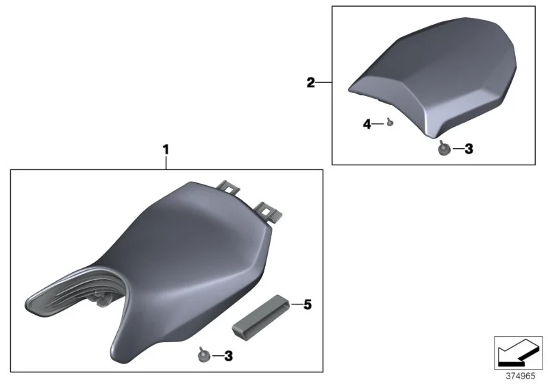 BMW Fahrersitz schwarz hoch K53 K54 52538534318