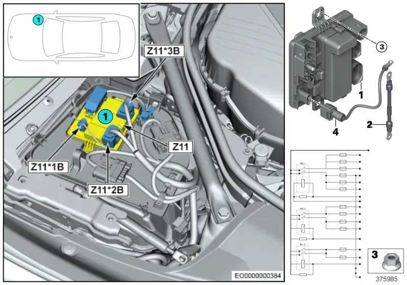 BMW Integriertes Versorgungsmodul F01 F02 F06 F07 F10 F11 F12 F13