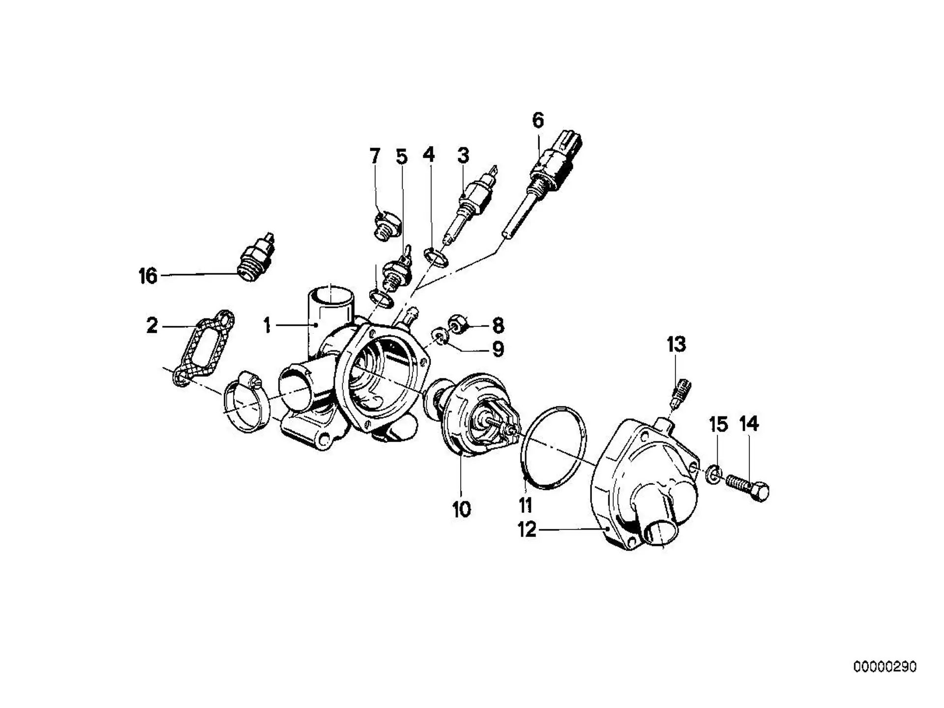BMW Thermostat E12 E21 E28 E30 E34 11531265085