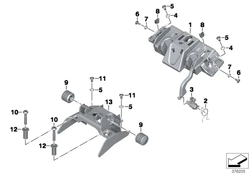 BMW Lagerbock K53 K54 52538534336