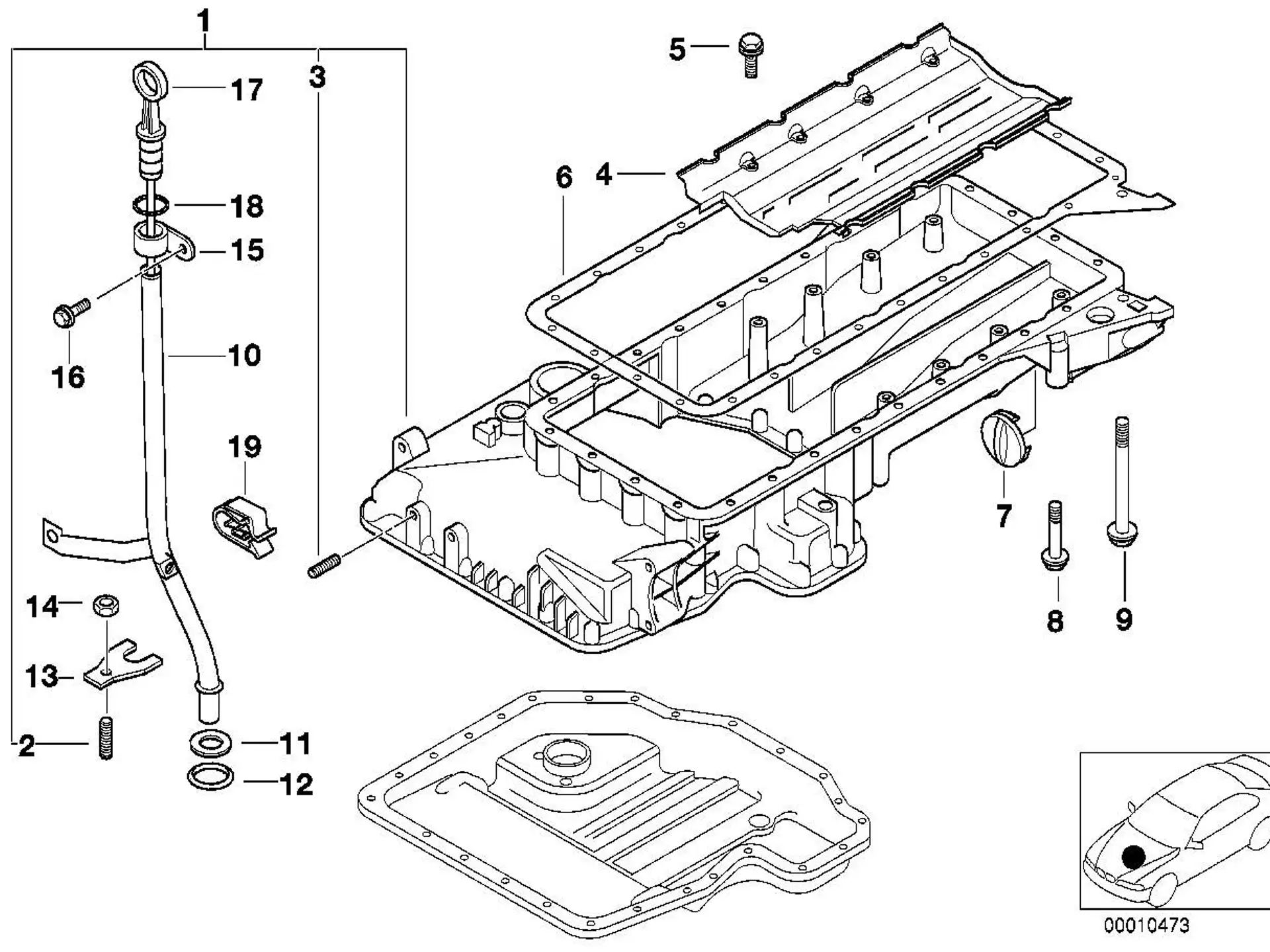 BMW Dichtung asbestfrei E31 E32 E34 E38 E39 11131742109