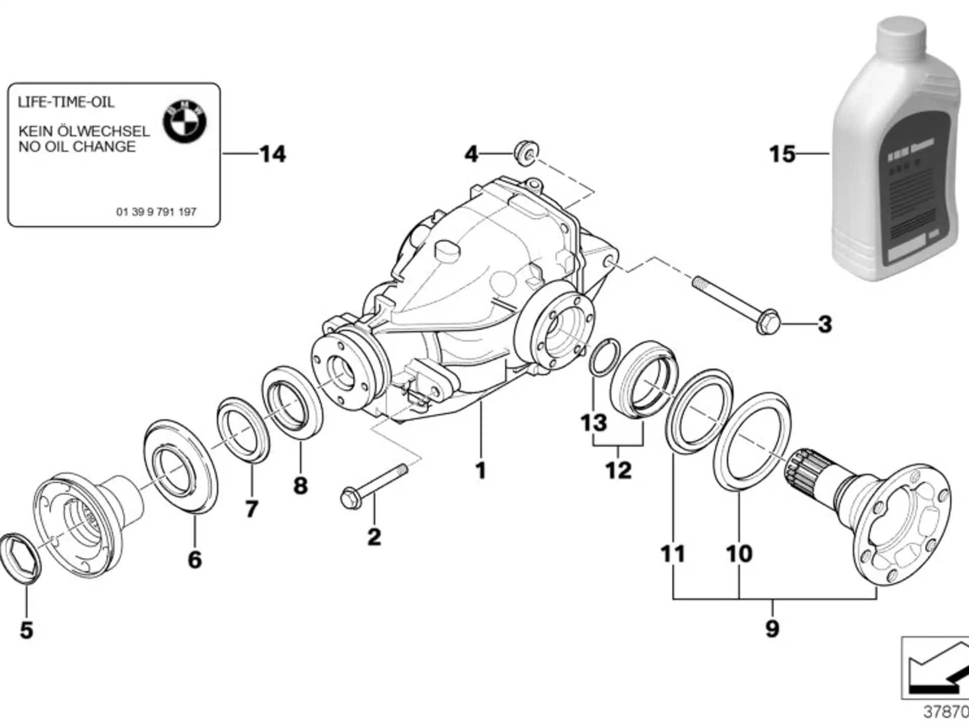 BMW Sechskantschraube mit Scheibe 33176760337
