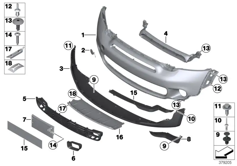 BMW Spoiler R61 51119809975 - MINI R61