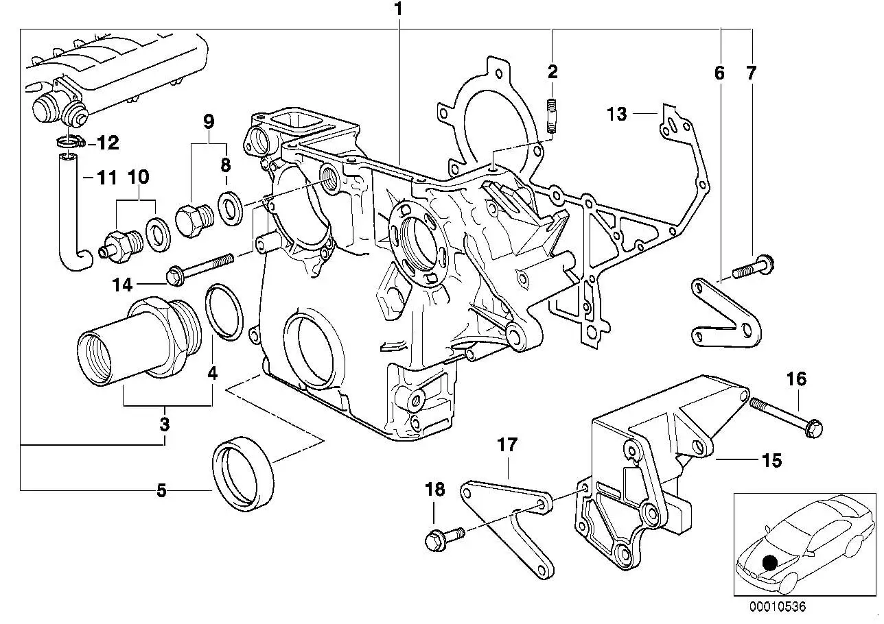 BMW Dichtung Metall E34 E36 E38 E39 11142245175 - Bildposition 13