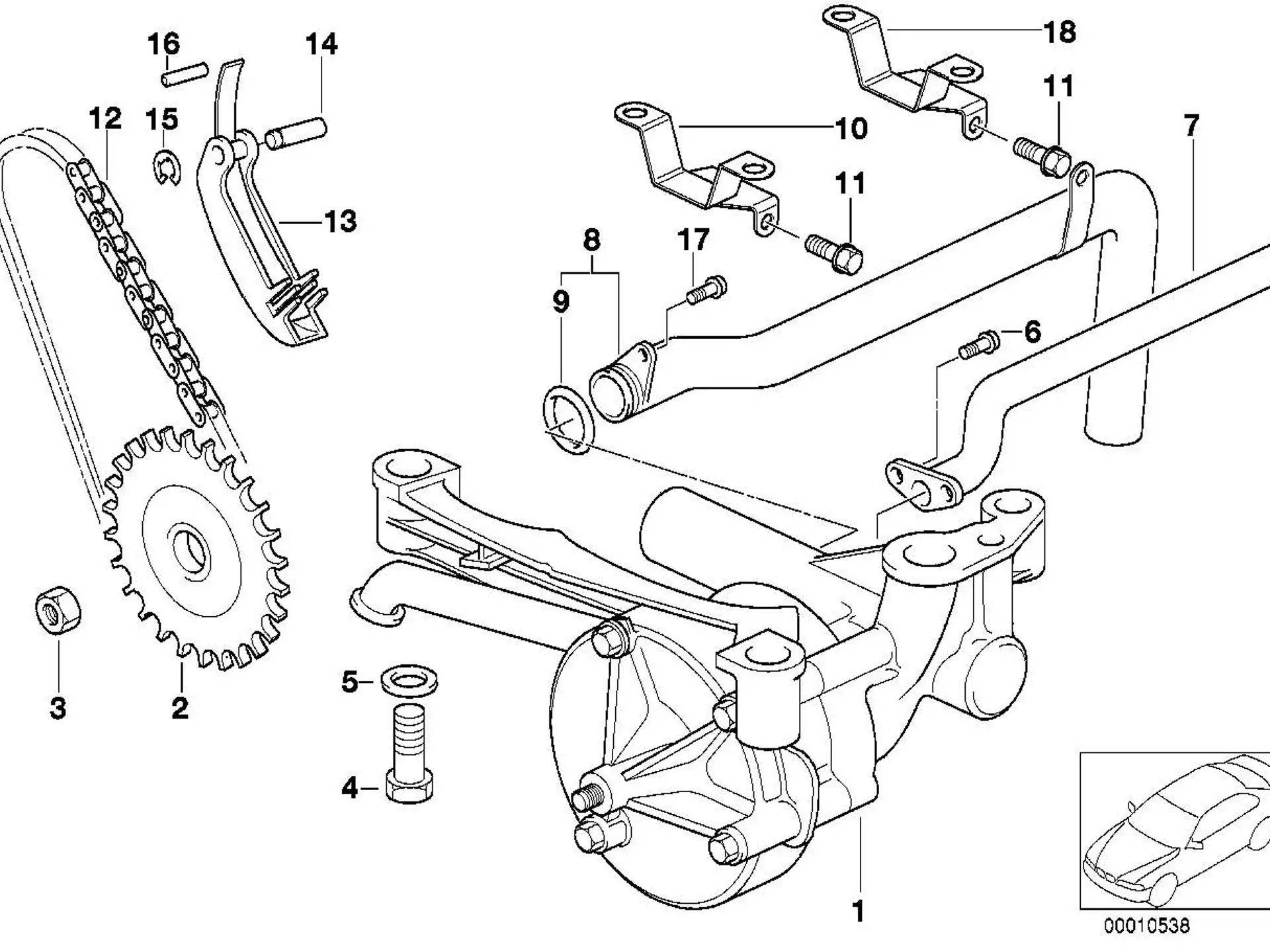 BMW O-Ring E36 E46 E85 E86 11411401769