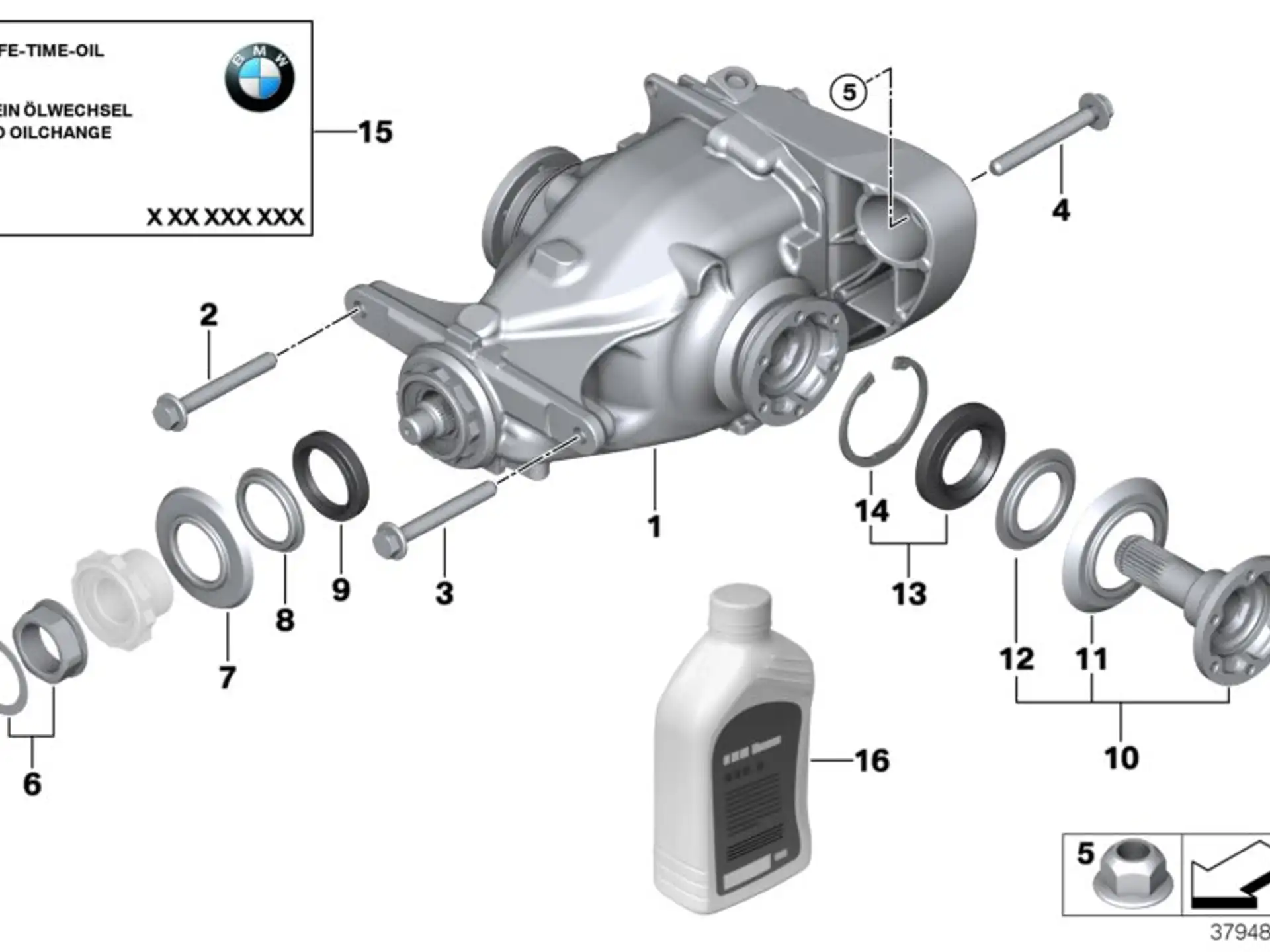 BMW Staubschutzteller gross 33137500876