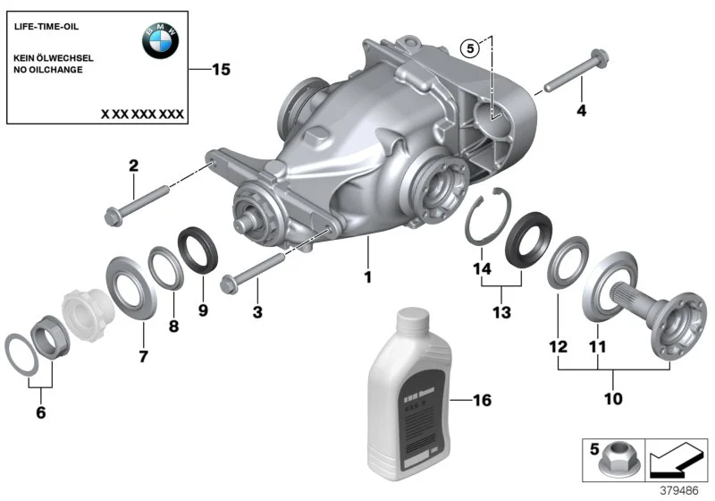 BMW Staubschutzteller klein E38 E82 E83 E88 E89 E90 E91 E92 E93 33137500877