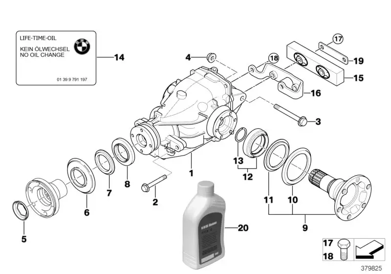 BMW Mitnehmerflansch Abtrieb E46 33131428683