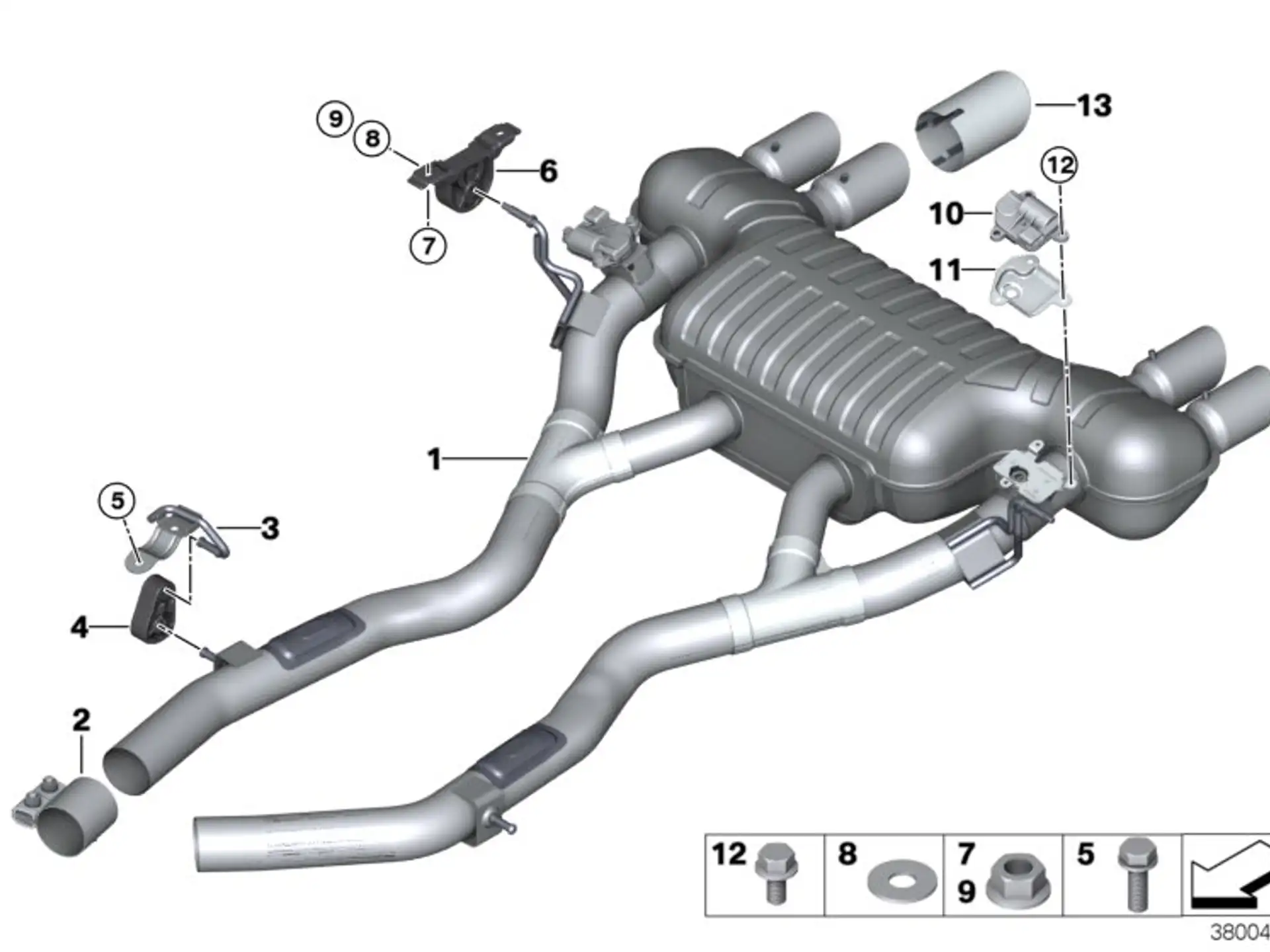 BMW Gummilager E70 E71 E72 F15 F16 F80 F82 F83 F85 F86 F87N 18307583940