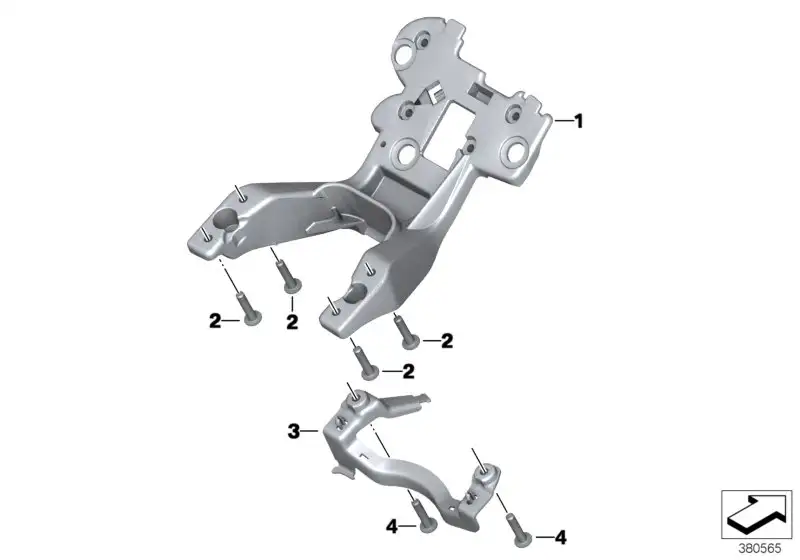BMW Instrumententräger K73 46637685507 - Bildposition 01