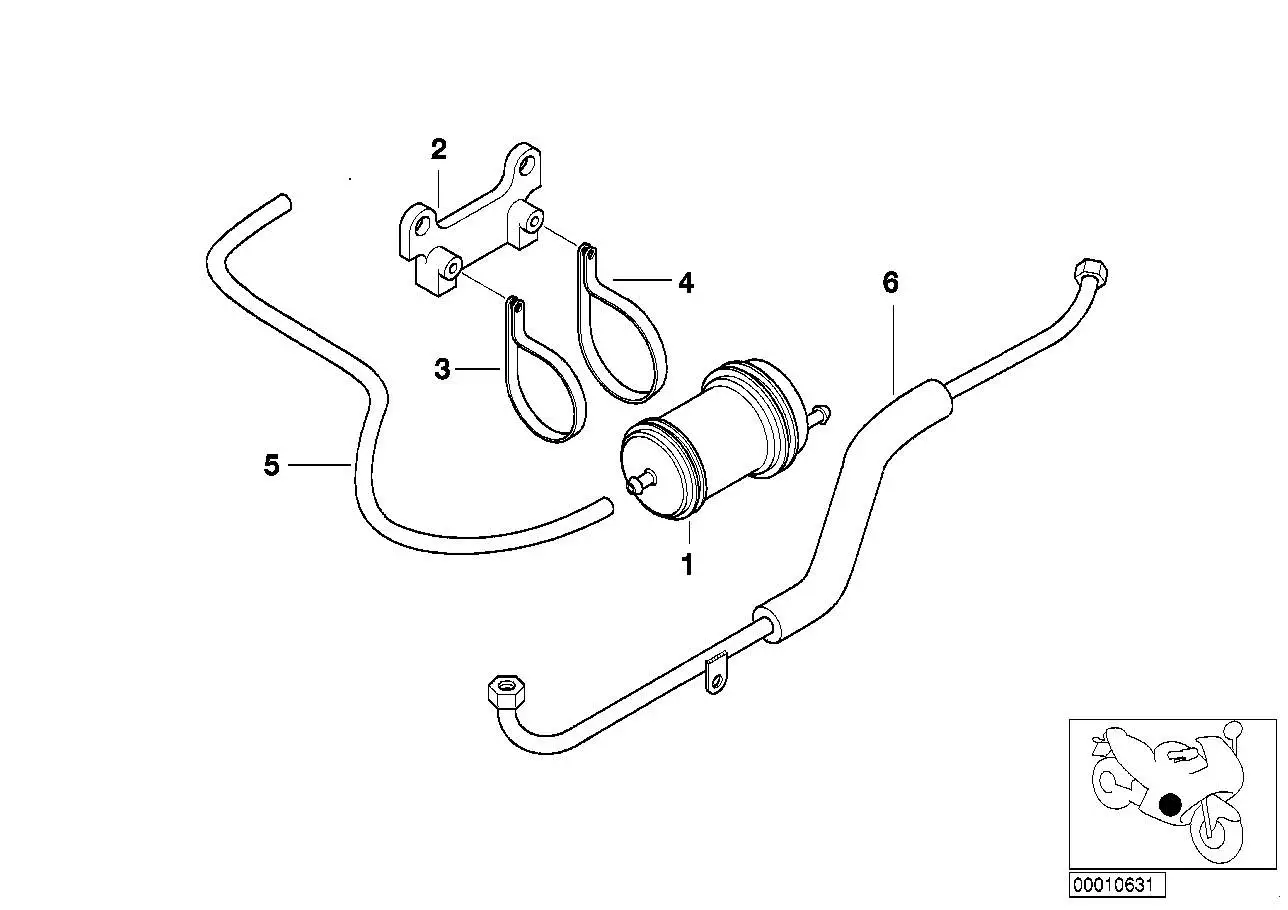 BMW Schelle K16 16132345098