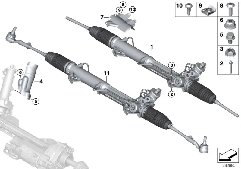 BMW Linsenschraube mit Bund E38 E60 E63 E65 E66 E82 E88 E89 E90 E