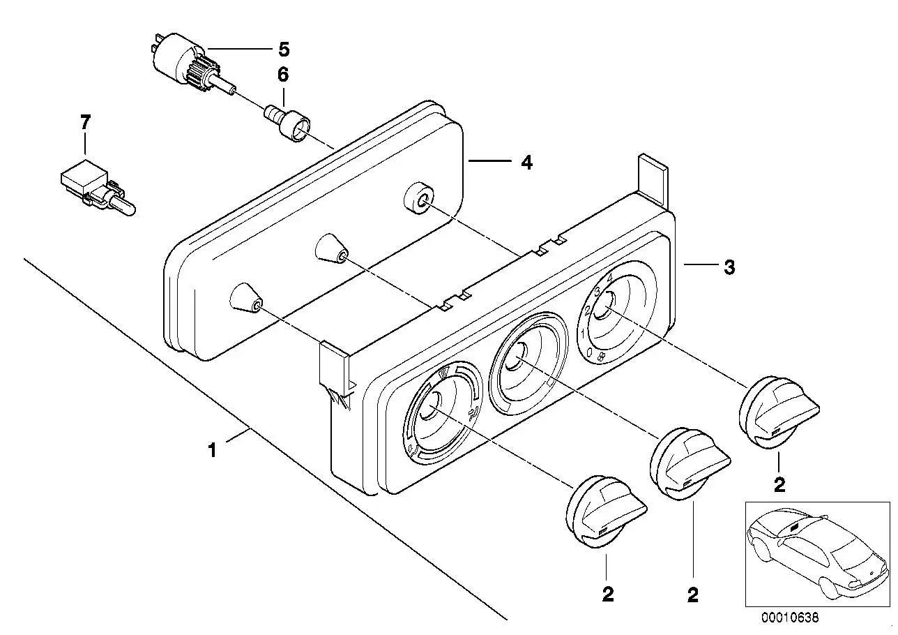 BMW Frontplatte 64118398898 - Bildposition 03