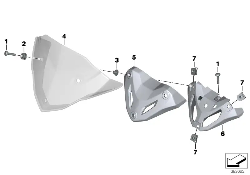BMW Träger K73 46638551254 - Bildposition 06
