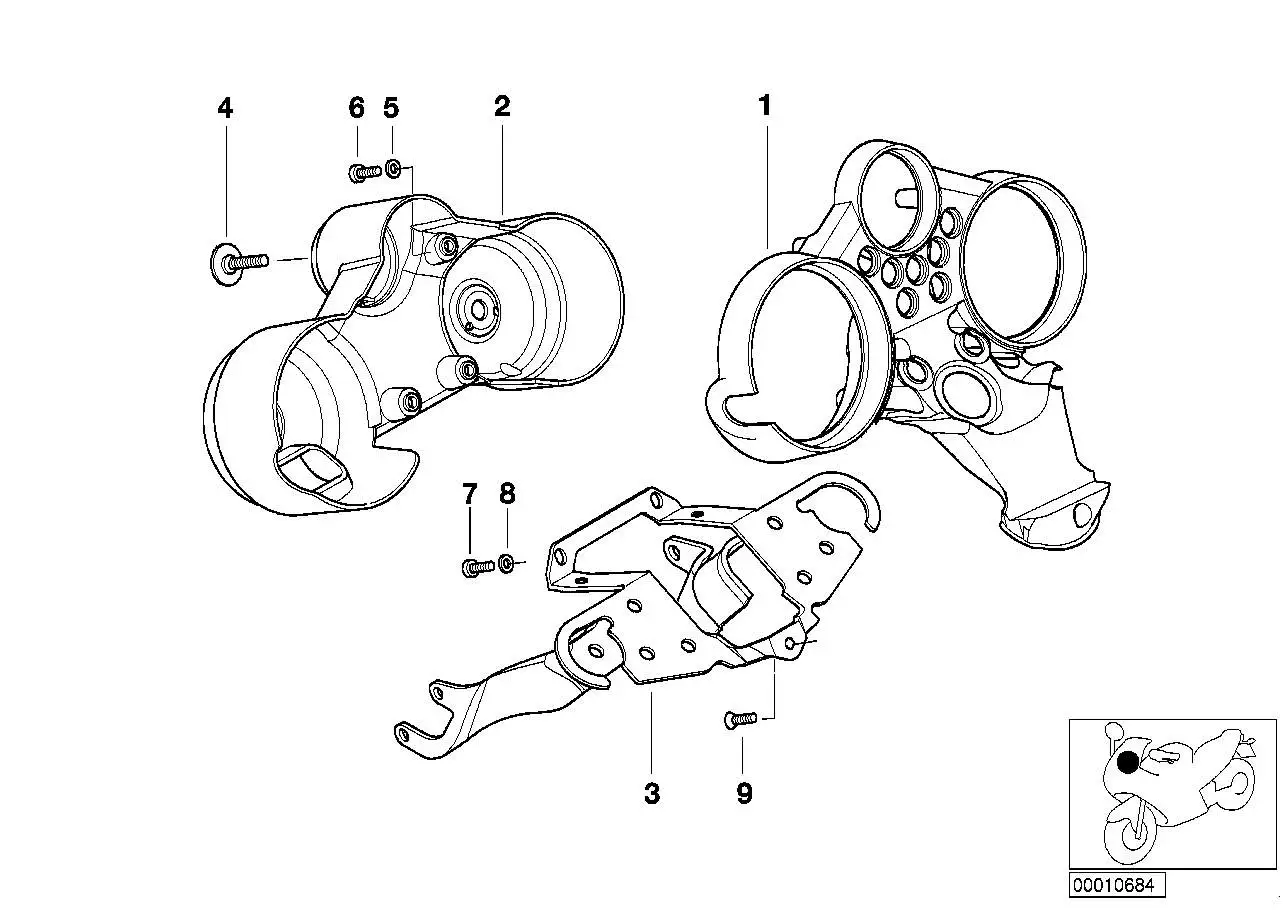 BMW Abdeckung Instrumente R28 62112306725