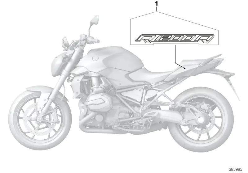 BMW Schriftzug rechts K53 51148554360