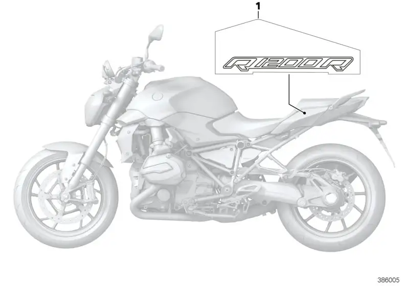 BMW Schriftzug rechts K53 51148554362