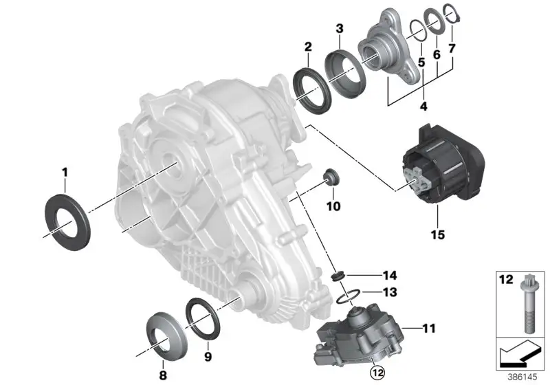 BMW Satz Abtriebsflansch F85 F86 27107850489