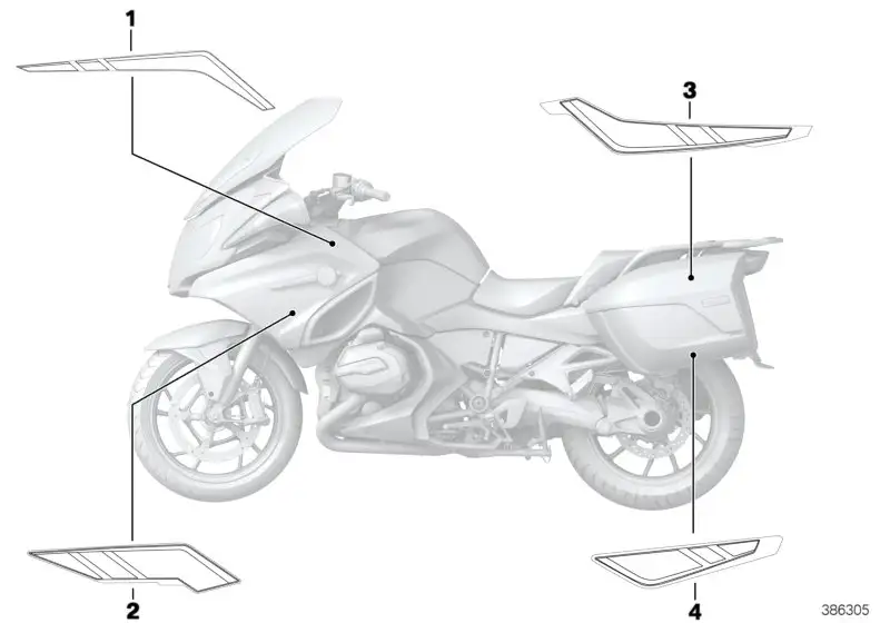 BMW Dekor oben links K52 51148555185