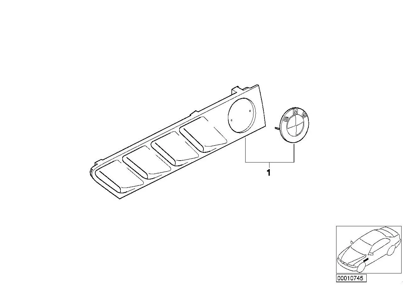 BMW Ziergitter 82149406190