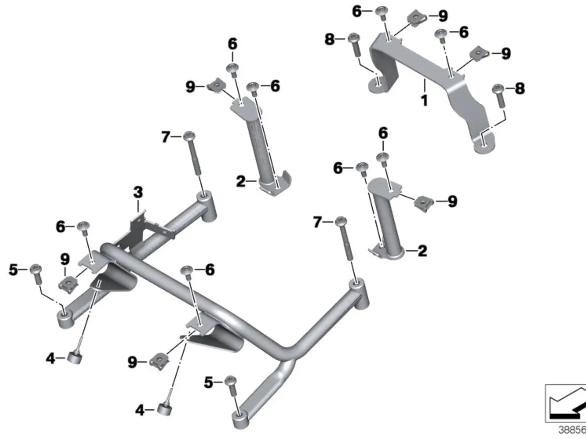 BMW Stütze 52537677424