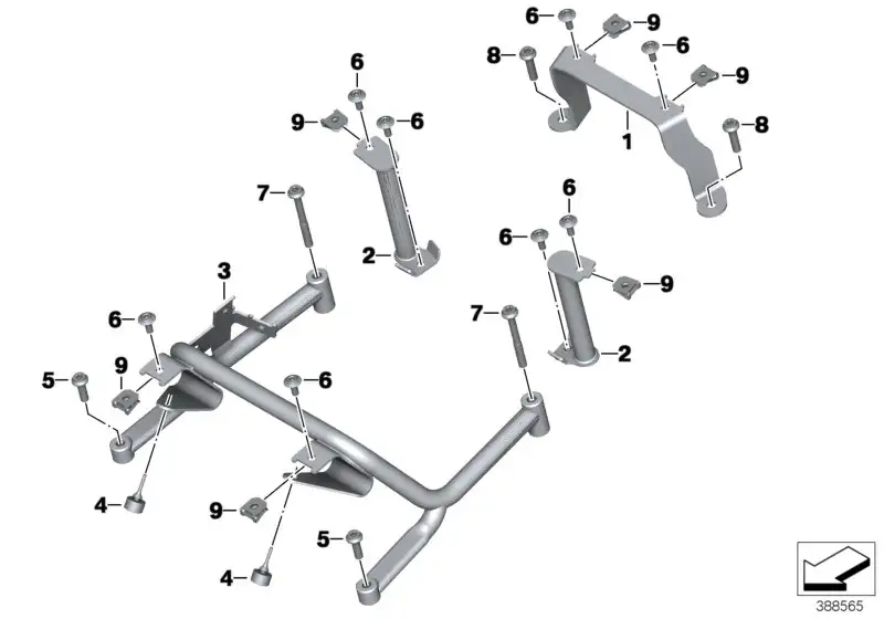 BMW Stütze 52537677424