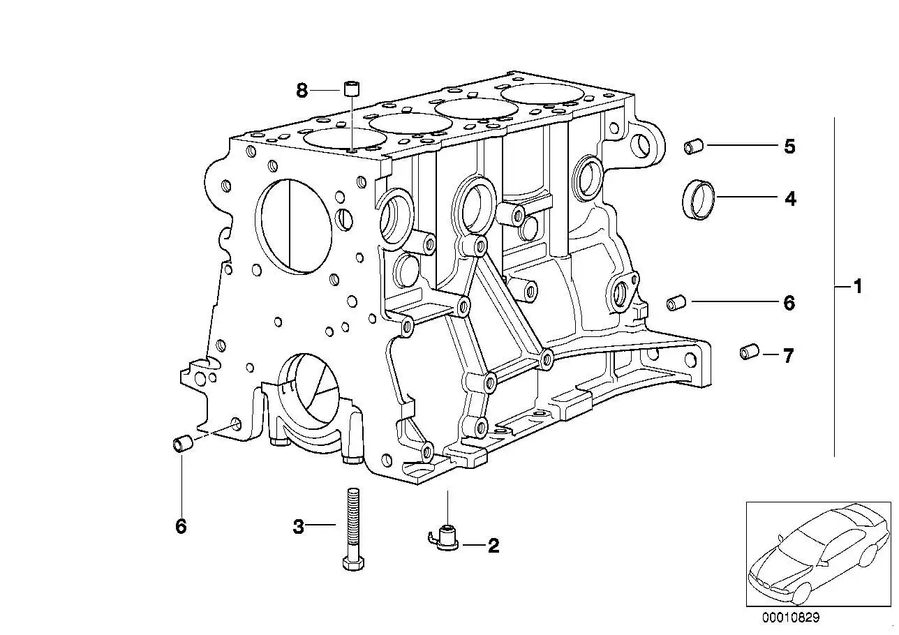 BMW Passhülse A40 A61 A67 A73 E36 E12 E21 E28 E30 E31 E32 E34 E38