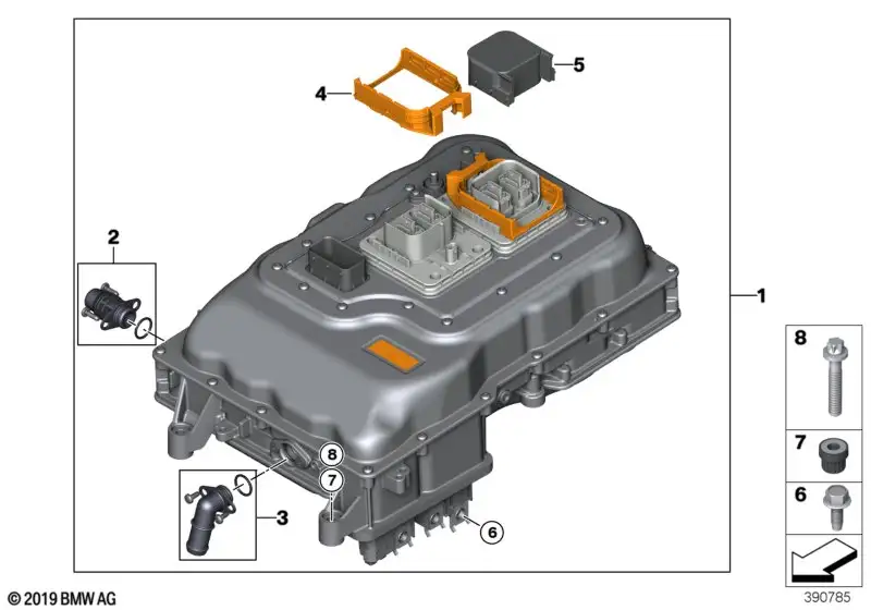 BMW E-Maschinen-Elektronik 12365A6FF00 - Bildposition 01