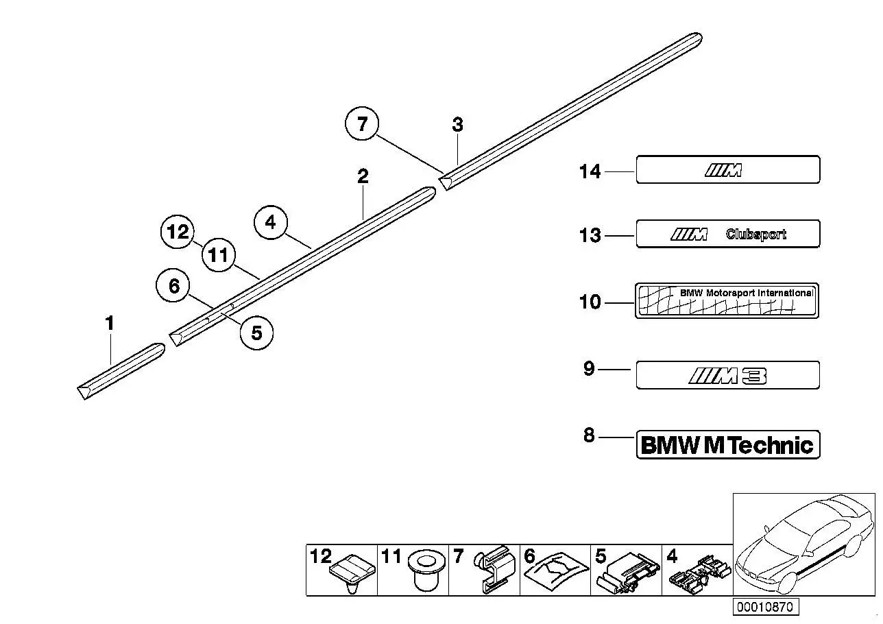 BMW Plakette E36 51132495560 - Z3 E36