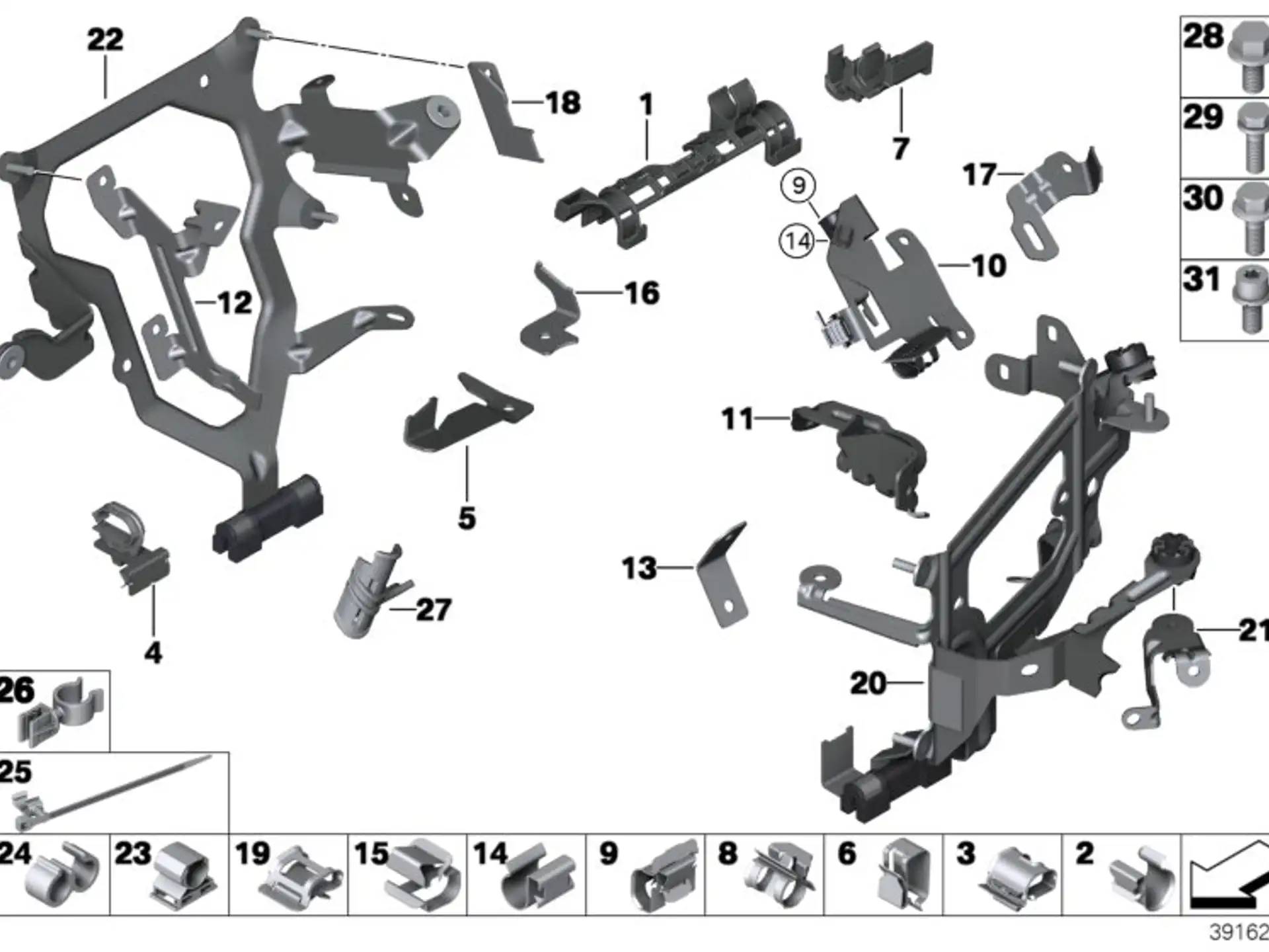 BMW Halter Lambdasonde E70 E71 F01 F02 F06 F07 F10 F11 F12 F13 12517575196