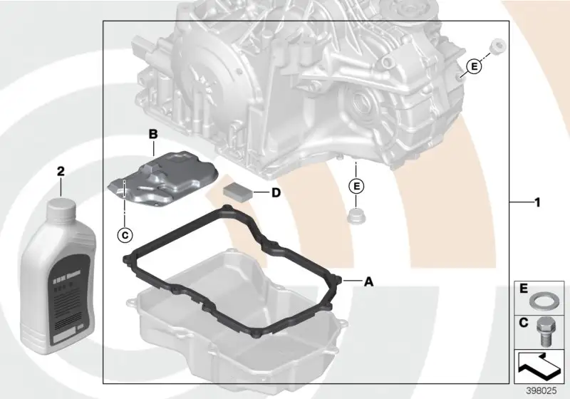 BMW Ölfilterkit Automatikgetriebe R55 R56 R57 R58 R59 R60 R61 241