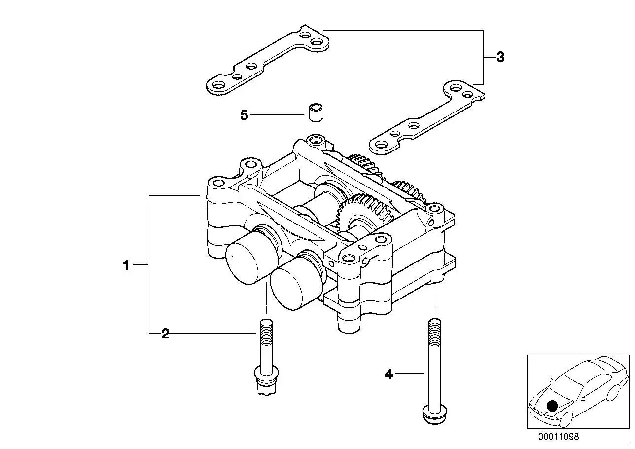 BMW Bundschraube E36 E46 11271711992 - Z3 E36, 3er E46