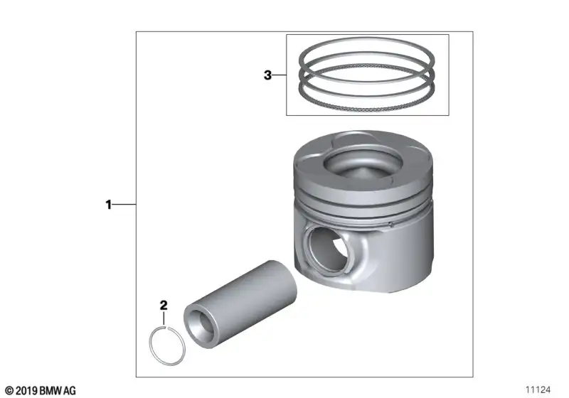 BMW Reparatursatz Kolbenringe E60 E61 E65 E66 E70 E71 E83 E90 E91