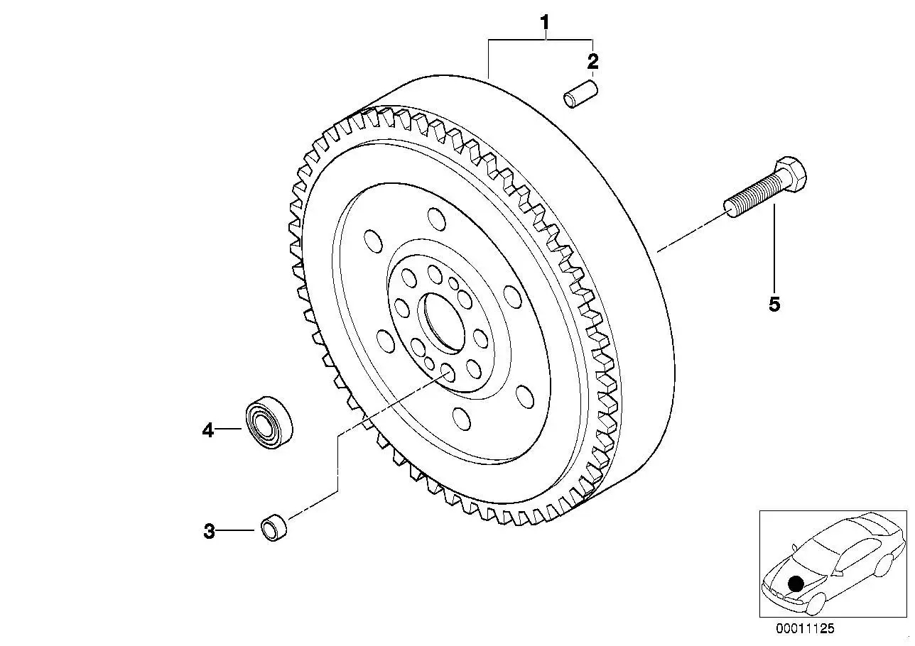 BMW Zweimassenschwungrad E39 E46 E53 21217512329 - 3er E46, 5er E