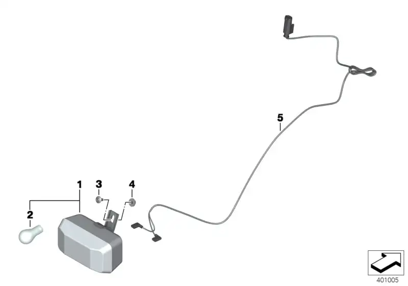 BMW Nebelschlussleuchte K26 K52 R22 63242316904