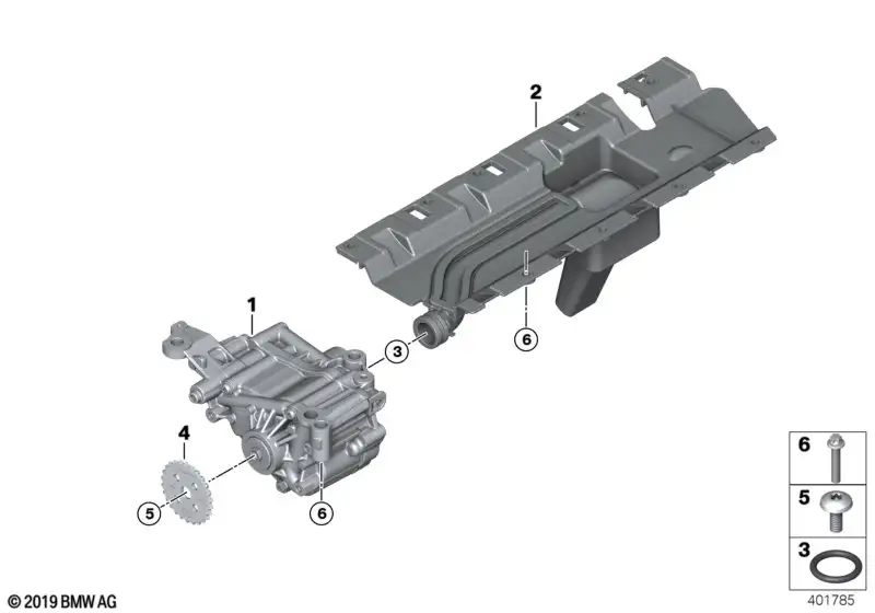 BMW Ölpumpe F80 F82 F83 F87 F87N 11418011851 - Bildposition 01