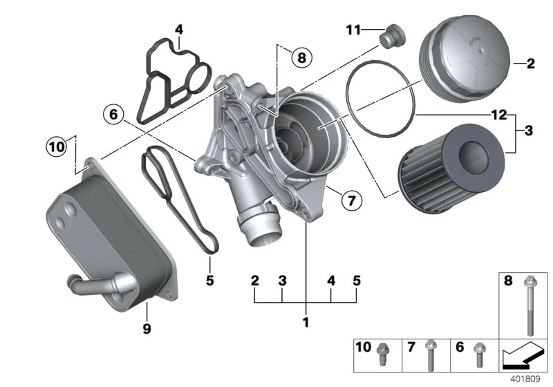 BMW Verschlussschraube mit Dichtring 11417607857