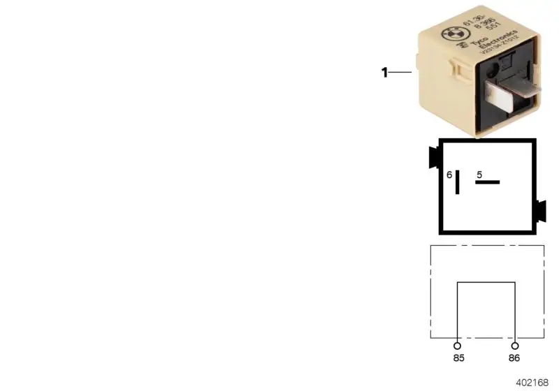 BMW Verbindungsstecker beige E31 E32 E34 E36 R28 61368366551