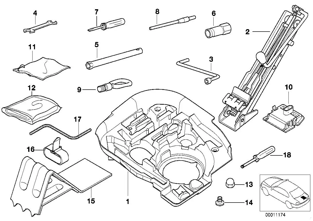 BMW Doppelmaulschlüssel E36 E46 E60 E61 E66 E70 E71 E72 E81 E82 E