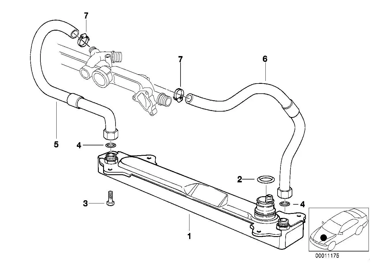 BMW O-Ring E31 E32 E34 17211723943 - Bildposition 04